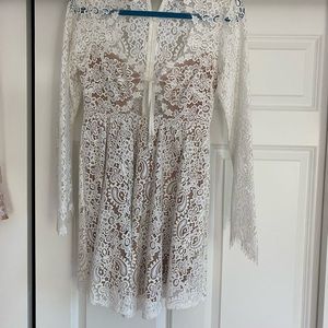For love and lemons gorgeous white lace dress